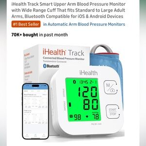 iHealth Blood Pressure Monitor with Bluetooth